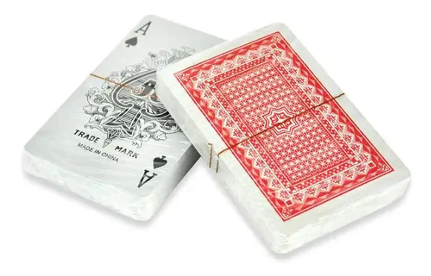 Estuche 2 Barajas Poker 100% Plástico Lavable Goldfish Resistente 3