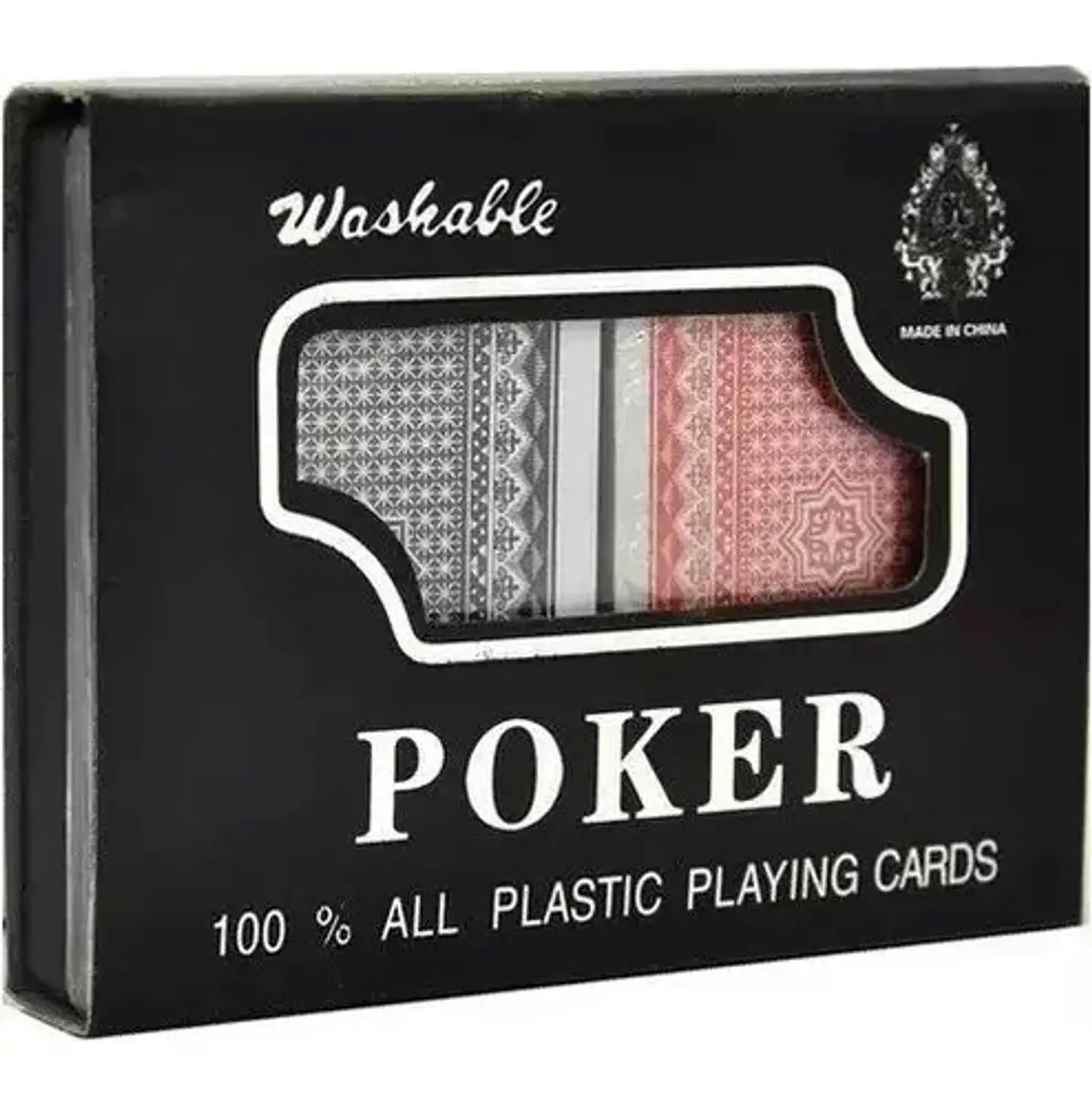 Estuche 2 Barajas Poker 100% Plástico Lavable Goldfish Resistente 6