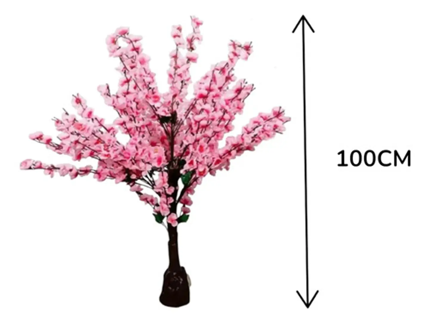Árbol De Cerezo Flores Artificiales Rosado Decorativo Hogar 5