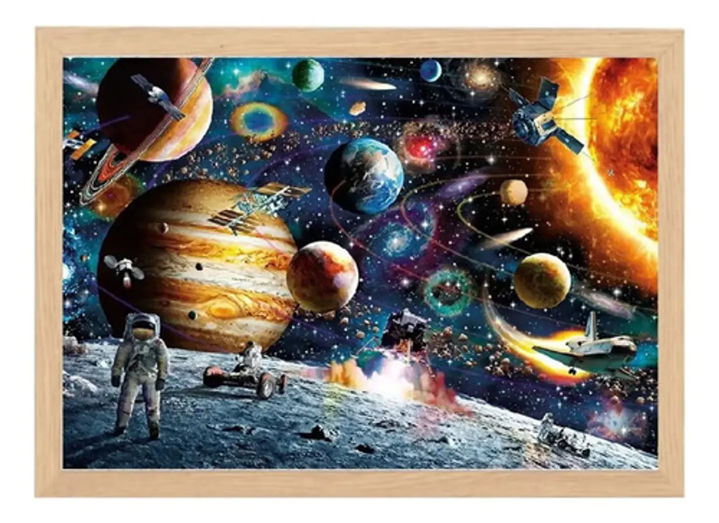 Rompecabezas 1000 Piezas Puzzle Space Traveler 50x70 Cmmarca De Tiiyee De Rompecabezas De Marco De Fotos 6