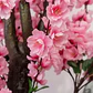 Árbol De Cerezo Flores Artificiales Rosado Decorativo Hogar - Miniatura 3