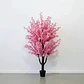 Árbol De Cerezo Flores Artificiales Rosado Decorativo Hogar - Miniatura 4