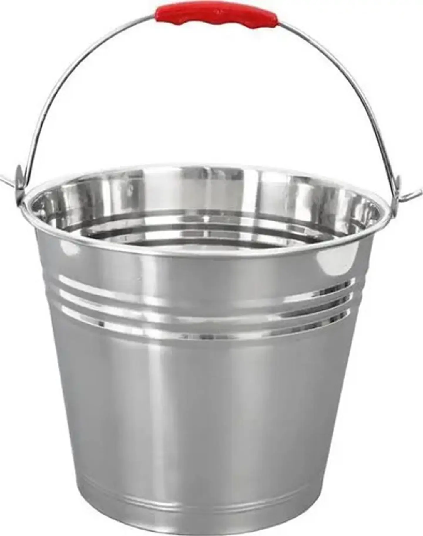 Balde Genérica plateado 12 L 1