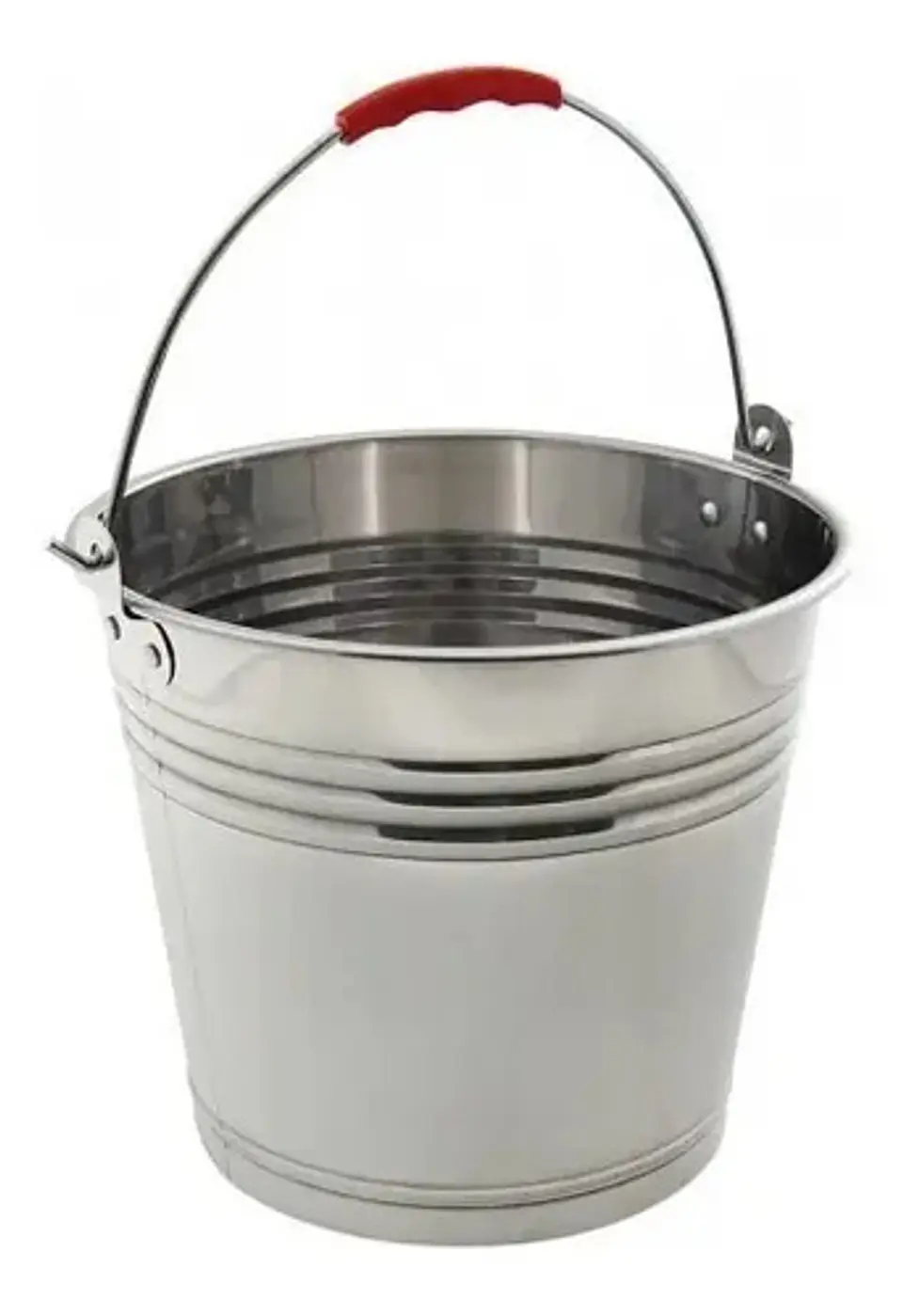 Balde Genérica plateado 12 L 2