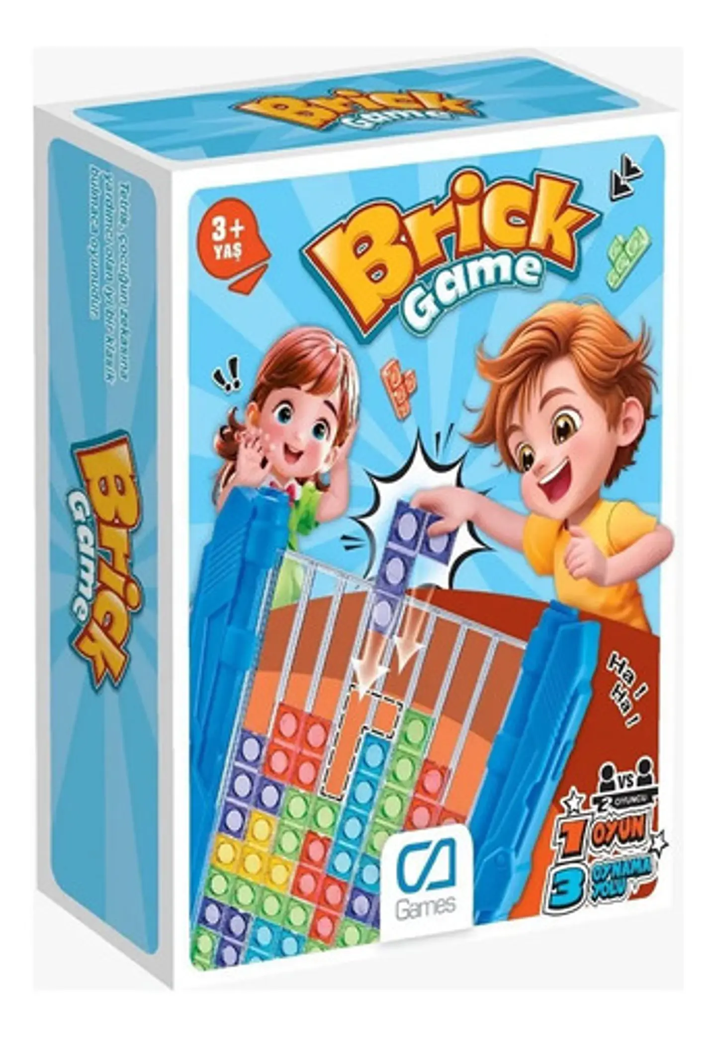 Juego De Mesa Brick Game Tetris Con Fichas Y Dados Para Niño 1