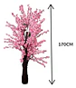 Árbol De Cerezo Flores Artificiales Rosado Decorativo Hogar - Miniatura 6