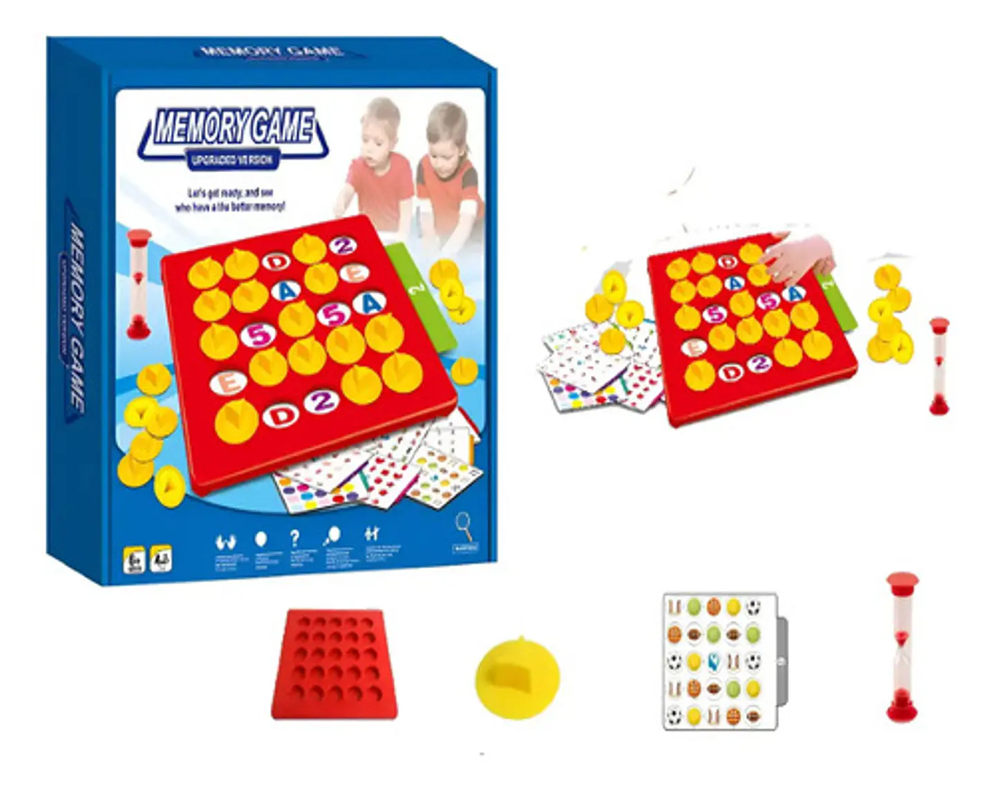 Juego De Mesa Memory Game Versión Mejorada 2