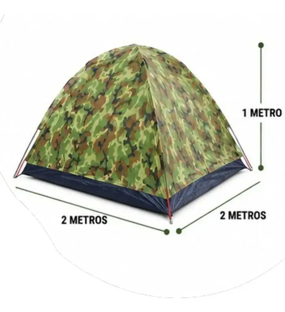 Camping Para 4 Personas Con Sobrecarpa Manual Acampar 3