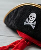 Sombrero De Pirata Infantil Gorro Disfraz Halloween Niños - Miniatura 2