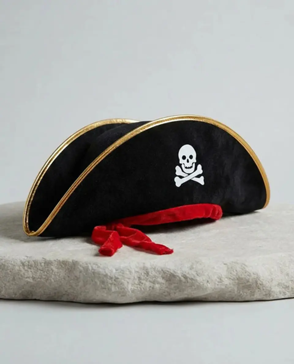 Sombrero De Pirata Infantil Gorro Disfraz Halloween Niños 3