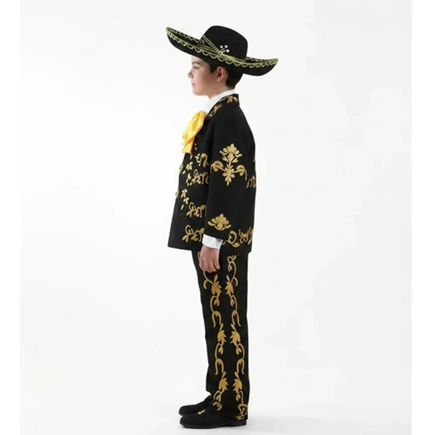 Disfraz De Mariachi Para Niño Halloween Con Sombrero Fiesta 4
