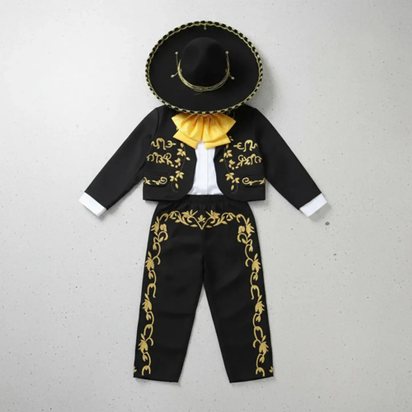 Disfraz De Mariachi Para Niño Halloween Con Sombrero Fiesta 5
