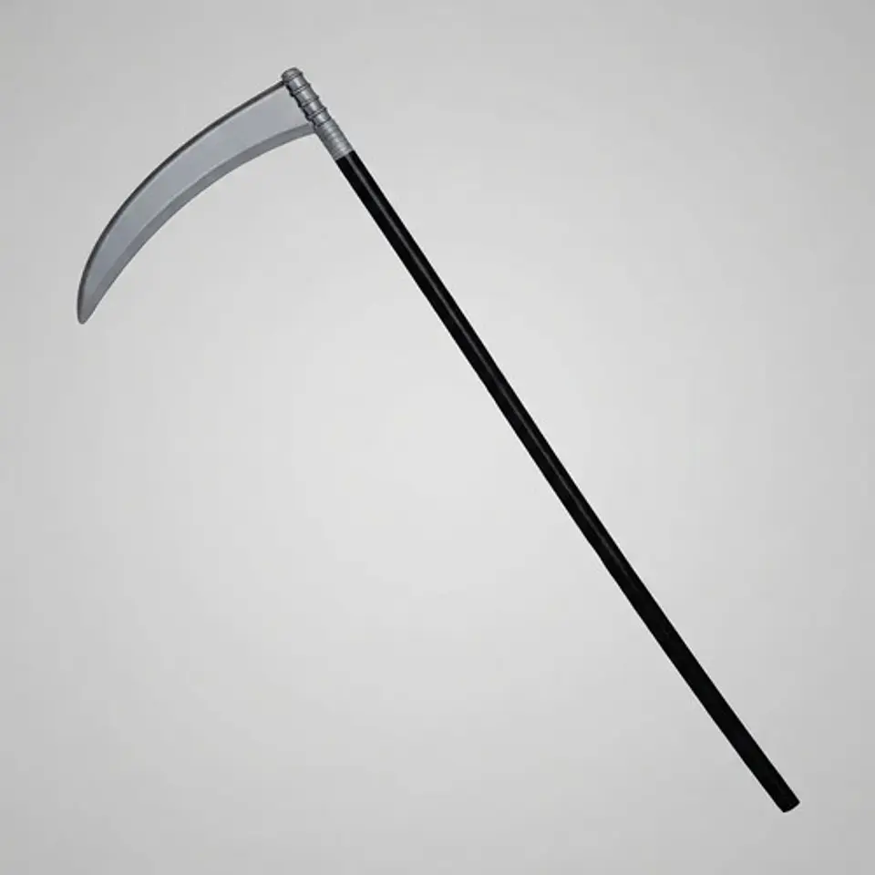 Hoz Guadaña De La Muerte Desmontable 90cm Plástico Disfraz 6