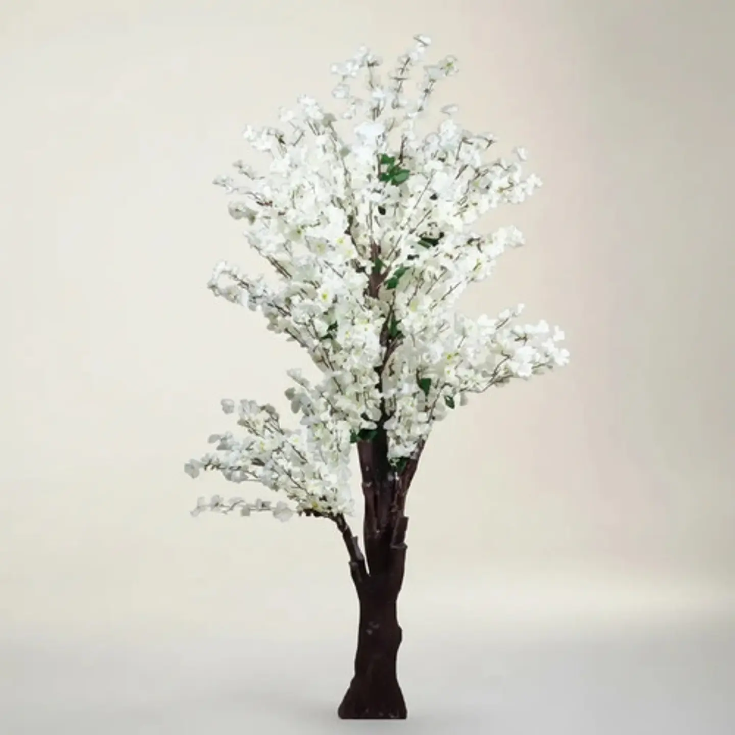Árbol Planta Artificial Cerezo Decorativo Con Flores Blancas 1