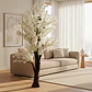 Árbol Planta Artificial Cerezo Decorativo Con Flores Blancas - Miniatura 3