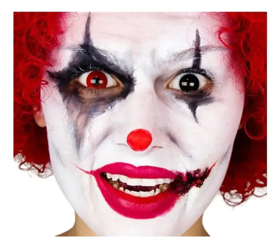 Set X3 Pintucaritas Blanco En Crema Maquillaje Halloween 2
