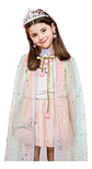 Set De Disfraz Princesa Niña Con Capa Arcoíris Y Accesorios - Miniatura 2