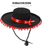 Sombrero Español Torero Negro Hora Loca Española Disfraz - Miniatura 3