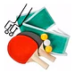Set Raquetas,banda, Pelotas Ping Pong Tennis De Mesa - Miniatura 1
