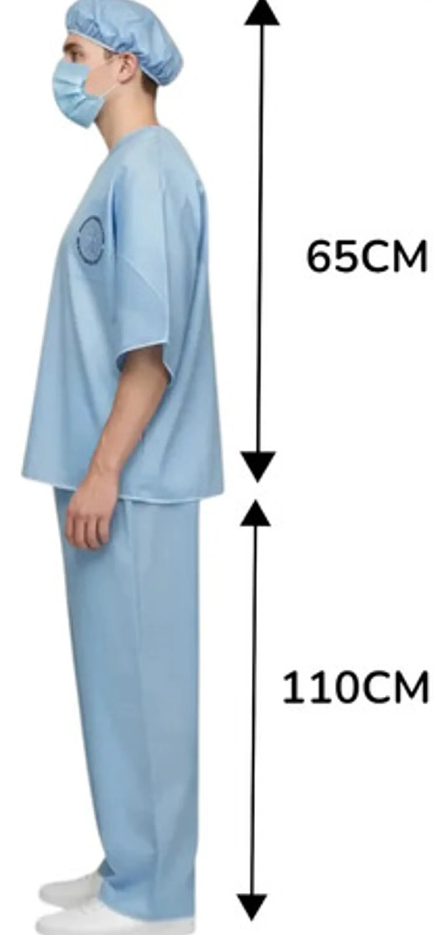 Disfraz Uniforme Quirúrgico Medico Doctor Claro Unisex 6