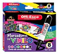 Marcadores De Vinilo Offi-esco Oe-558, 8 Unidades, Tinta Agu Multicolor - Miniatura 3
