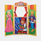 Teatro De Títeres De Madera Con Princesa Y Rey 99 X 49 Cm - Miniatura 1