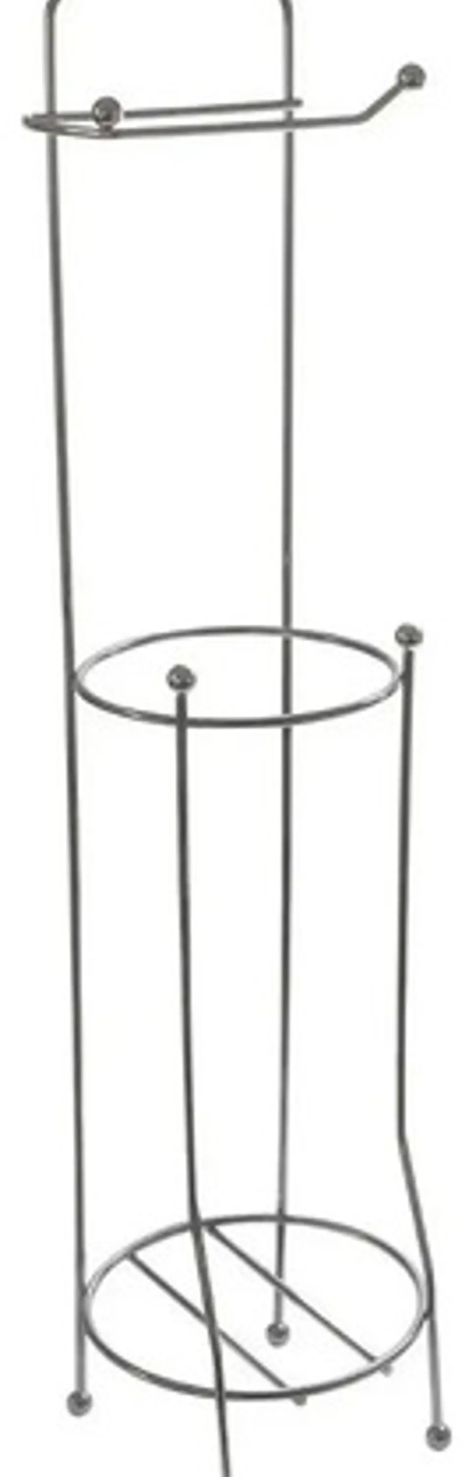 Soporte Organizador Metalico Rollos Papel Higienico Baño Color Plata 2