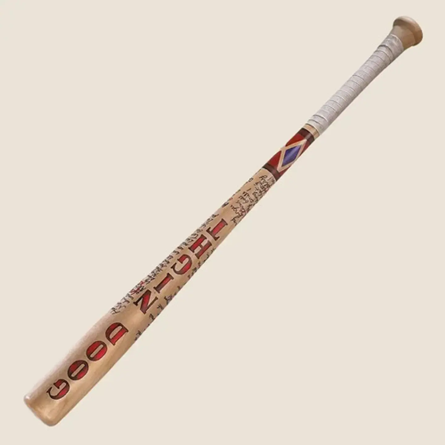 Bate de béisbol de plástico color marrón Juju Magazine Harley Quinn Good Night 1