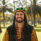 Peluca Rasta Ref   Mp371 Halloween  Disfraz  - Miniatura 4
