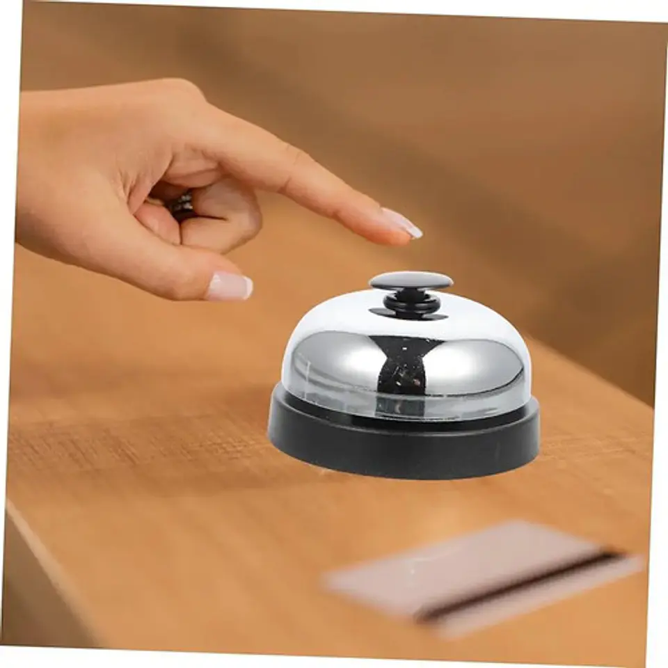 Timbre Campana De Servicio Recepcion Oficina Juego Temporiza 23