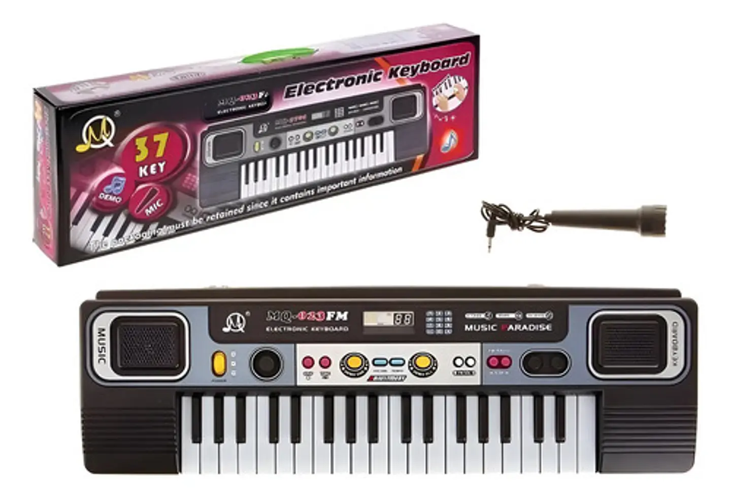 Organeta Piano Musical Niños Niñas 37 Teclas Microfono Mp3 1