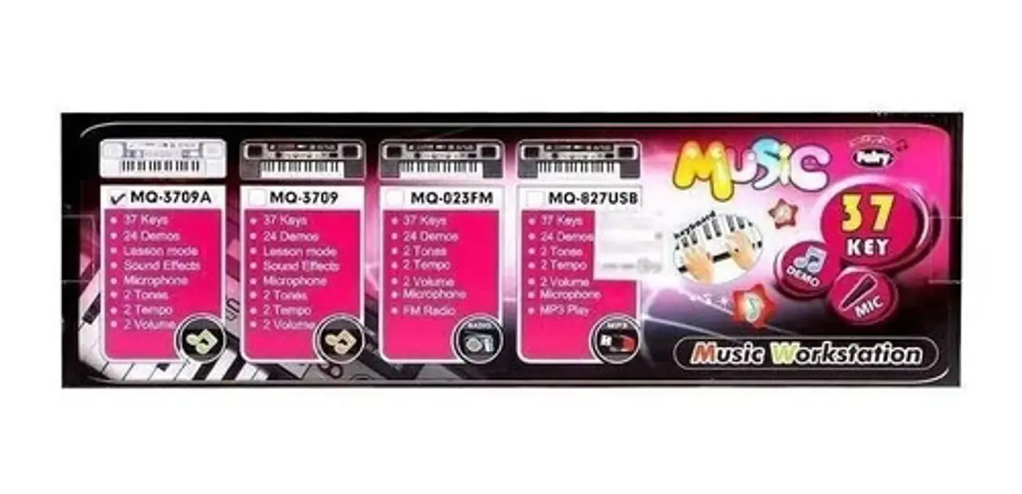Organeta Piano Musical Niños Niñas 37 Teclas Microfono Mp3 4