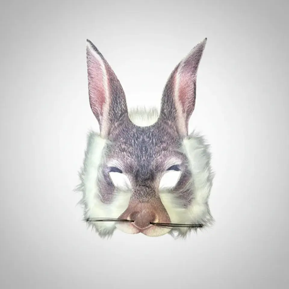 Antifaz Animales Lobo Conejo Tigre Zorro Niños Adultos 5