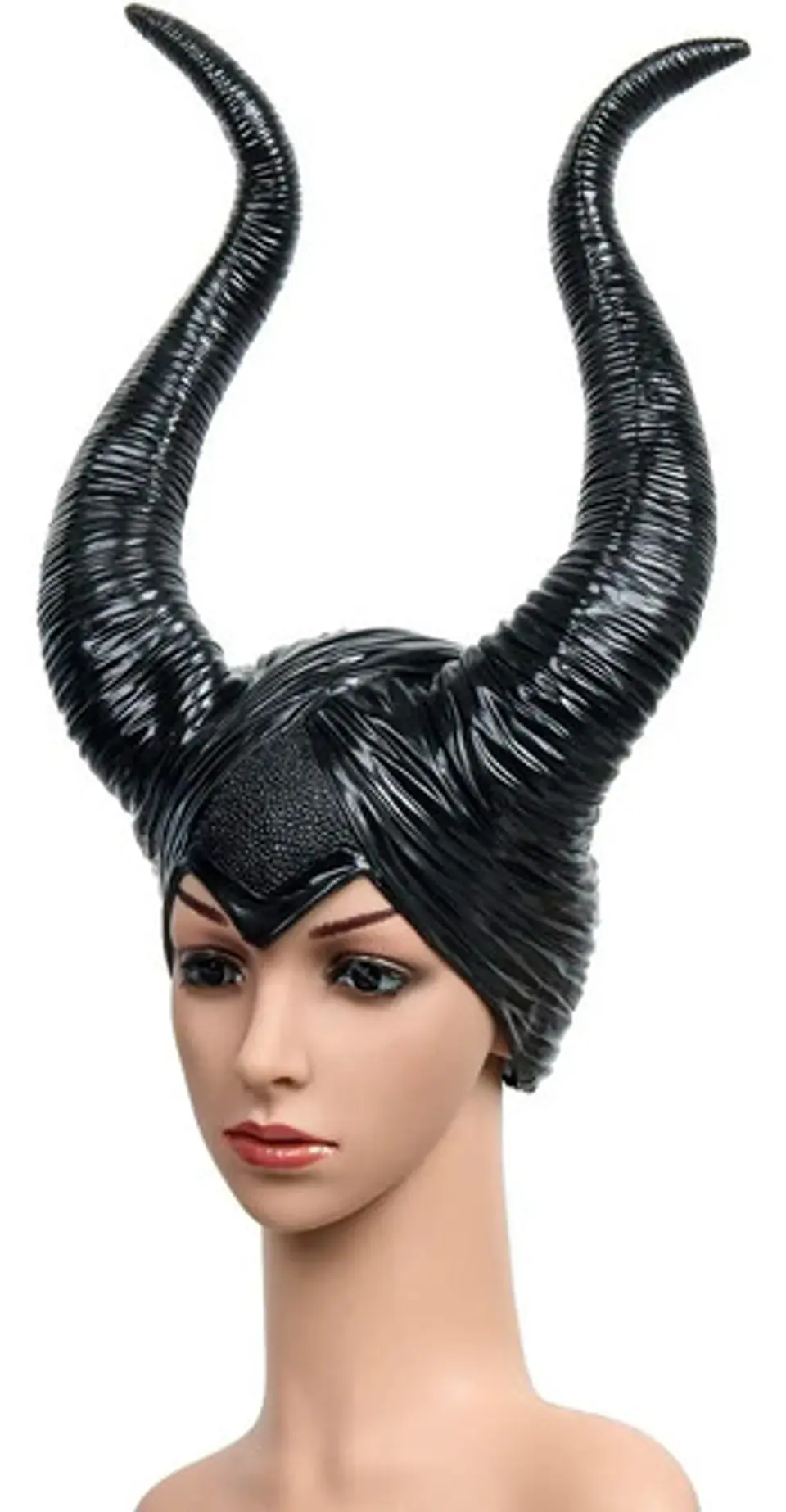 Cuernos Disfraz Malefica Casco Cachos 1