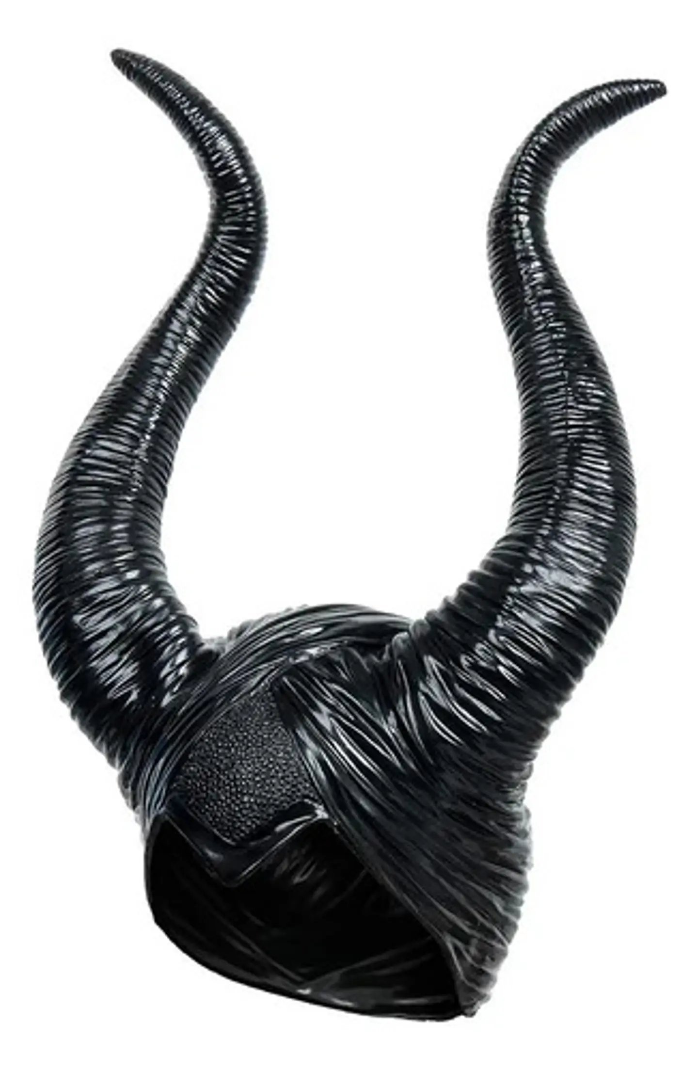 Cuernos Disfraz Malefica Casco Cachos 3