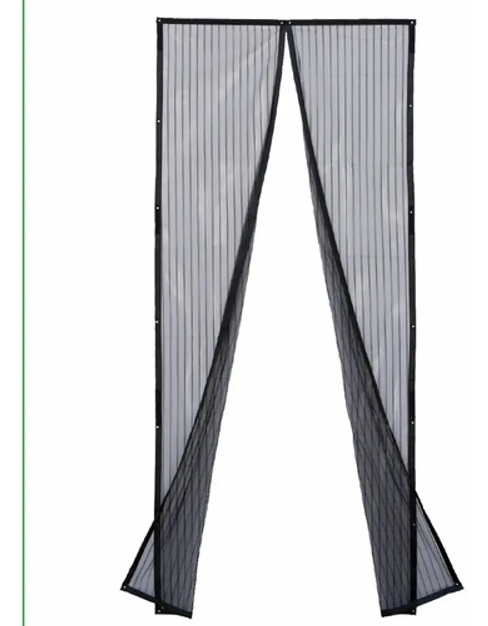 Cortina Magnética Puerta Zancudos Mosquitero Magnetic Mesh 1