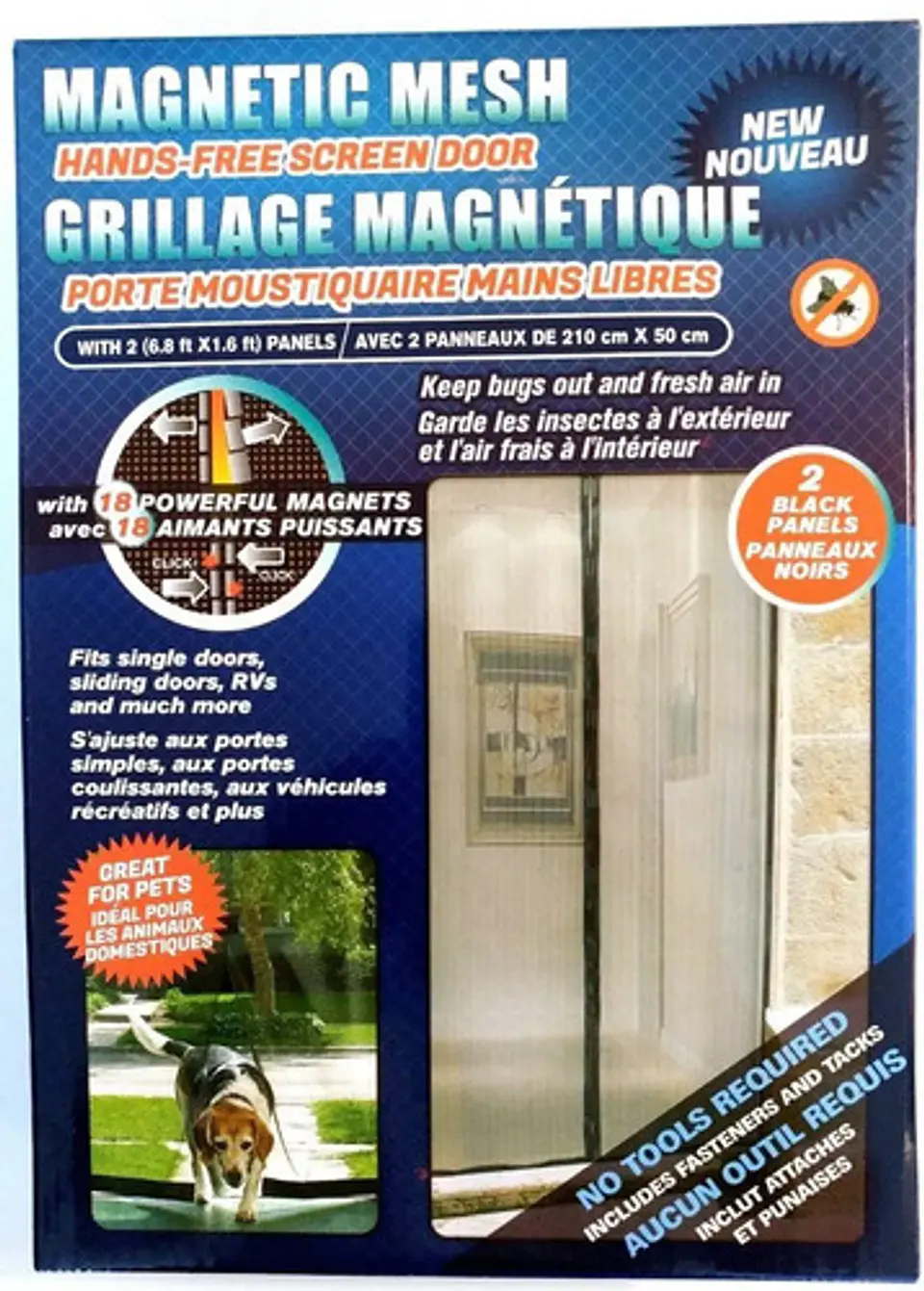 Cortina Magnética Puerta Zancudos Mosquitero Magnetic Mesh 4