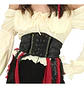Disfraz De Pirata Para Mujer Corsét Ajustado Halloween Fiest - Miniatura 1