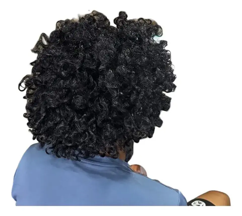 Peluca Afro Disfraz Halloween Unisex 2