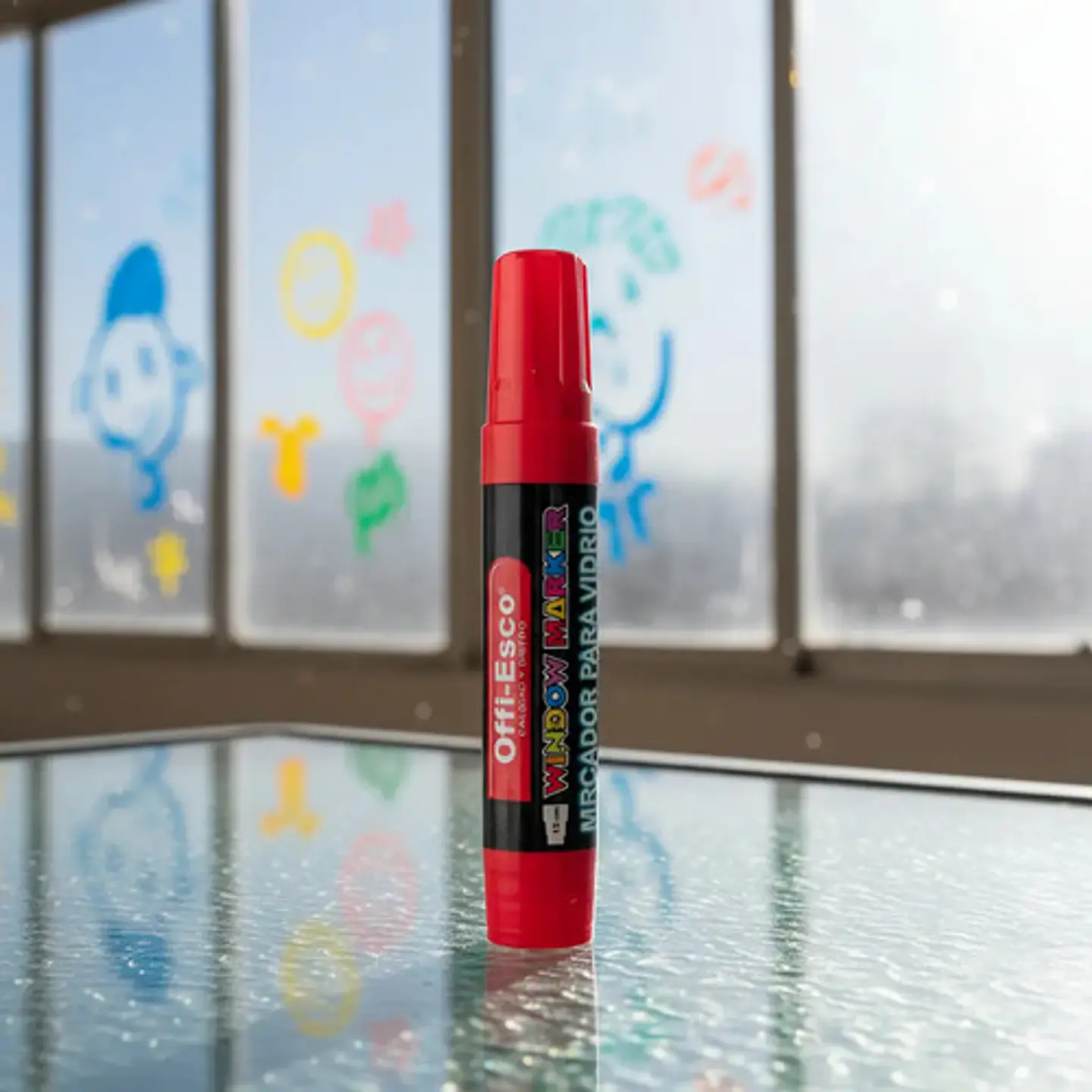 Marcador Para Vidrio Lavable Window Marker Jumbo 15mm Neon 7