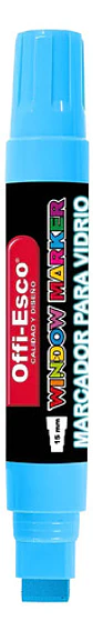 Marcador Para Vidrio Lavable Window Marker Jumbo 15mm Neon - Miniatura 11