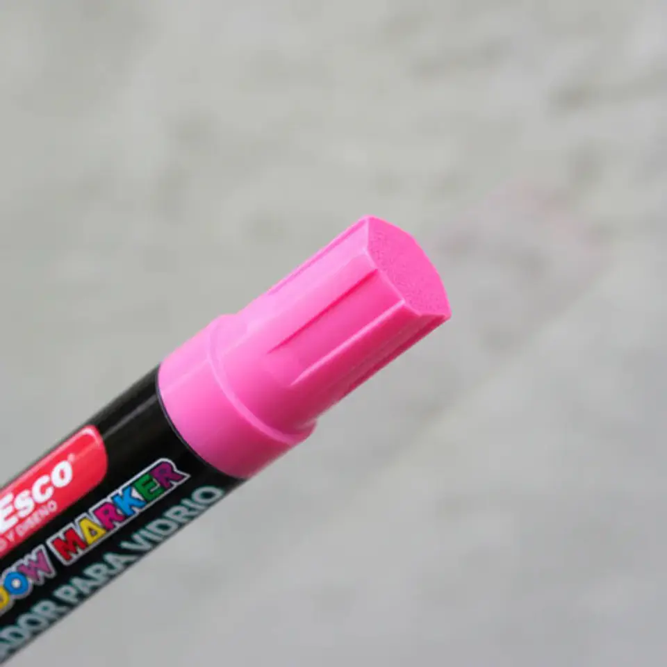 Marcador Para Vidrio Lavable Window Marker Jumbo 15mm Neon 16