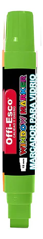 Marcador Para Vidrio Lavable Window Marker Jumbo 15mm Neon - Miniatura 24