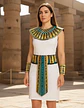 Set Accesorios Disfraz Cleopatra Egipcia Dorado Y Turquesa - Miniatura 5
