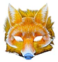 Antifaz Animales Lobo Conejo Tigre Zorro Niños Adultos - Miniatura 1