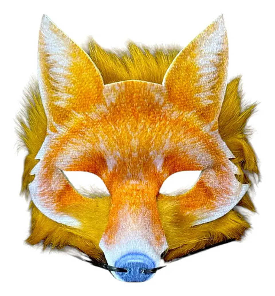Antifaz Animales Lobo Conejo Tigre Zorro Niños Adultos 1