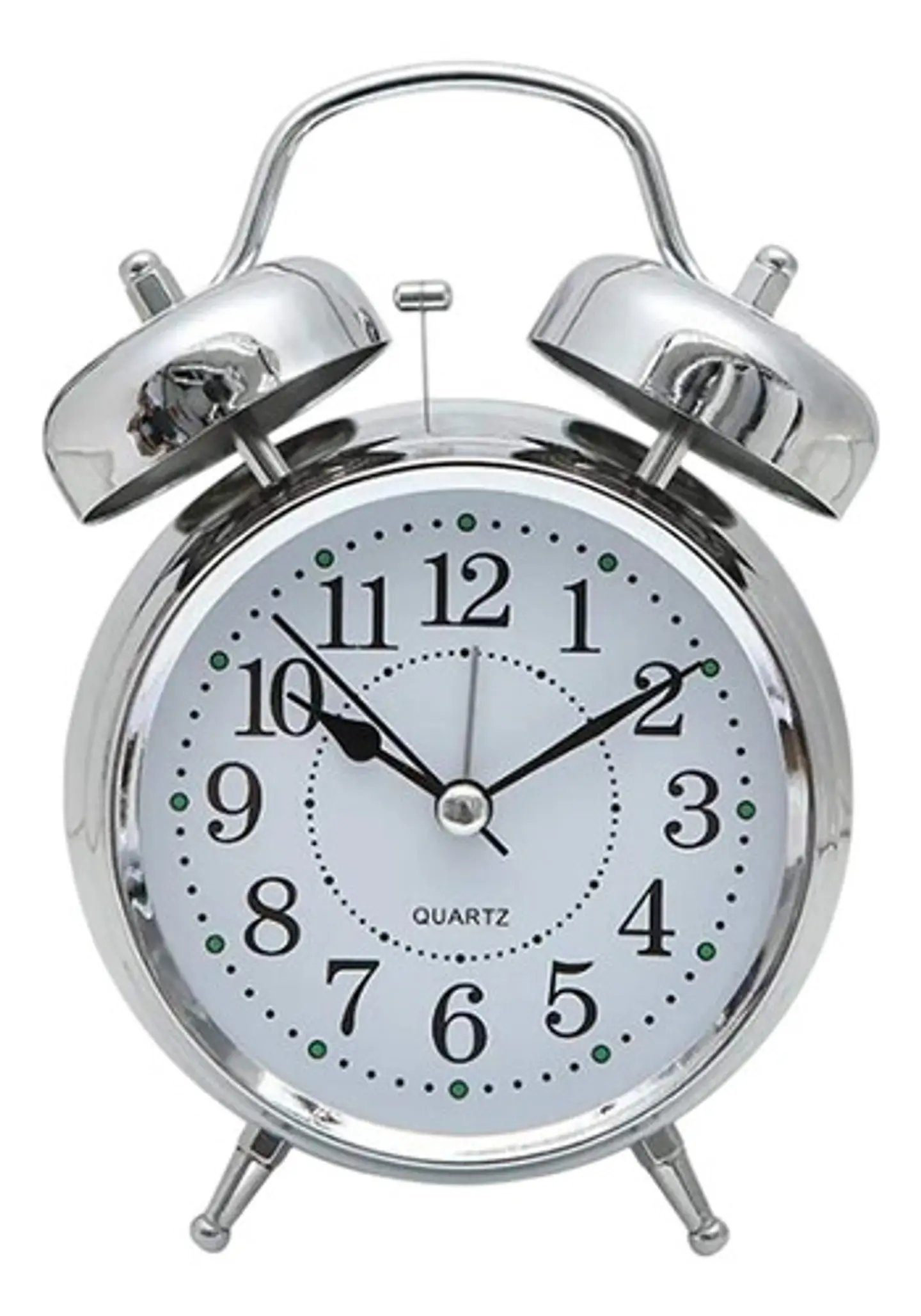 Reloj  Despertador Clasico  Doble Campana Metal 5