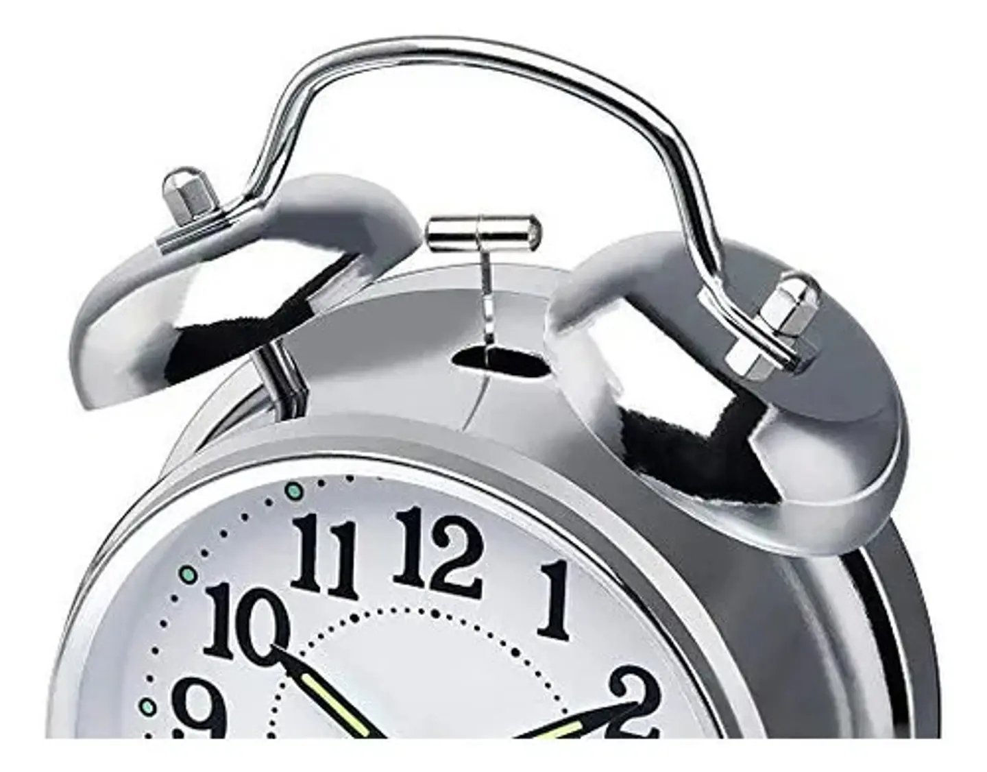 Reloj  Despertador Clasico  Doble Campana Metal 6