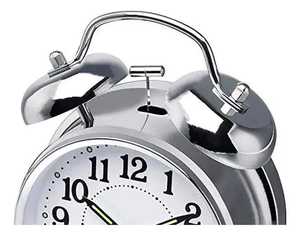 Reloj  Despertador Clasico  Doble Campana Metal 6