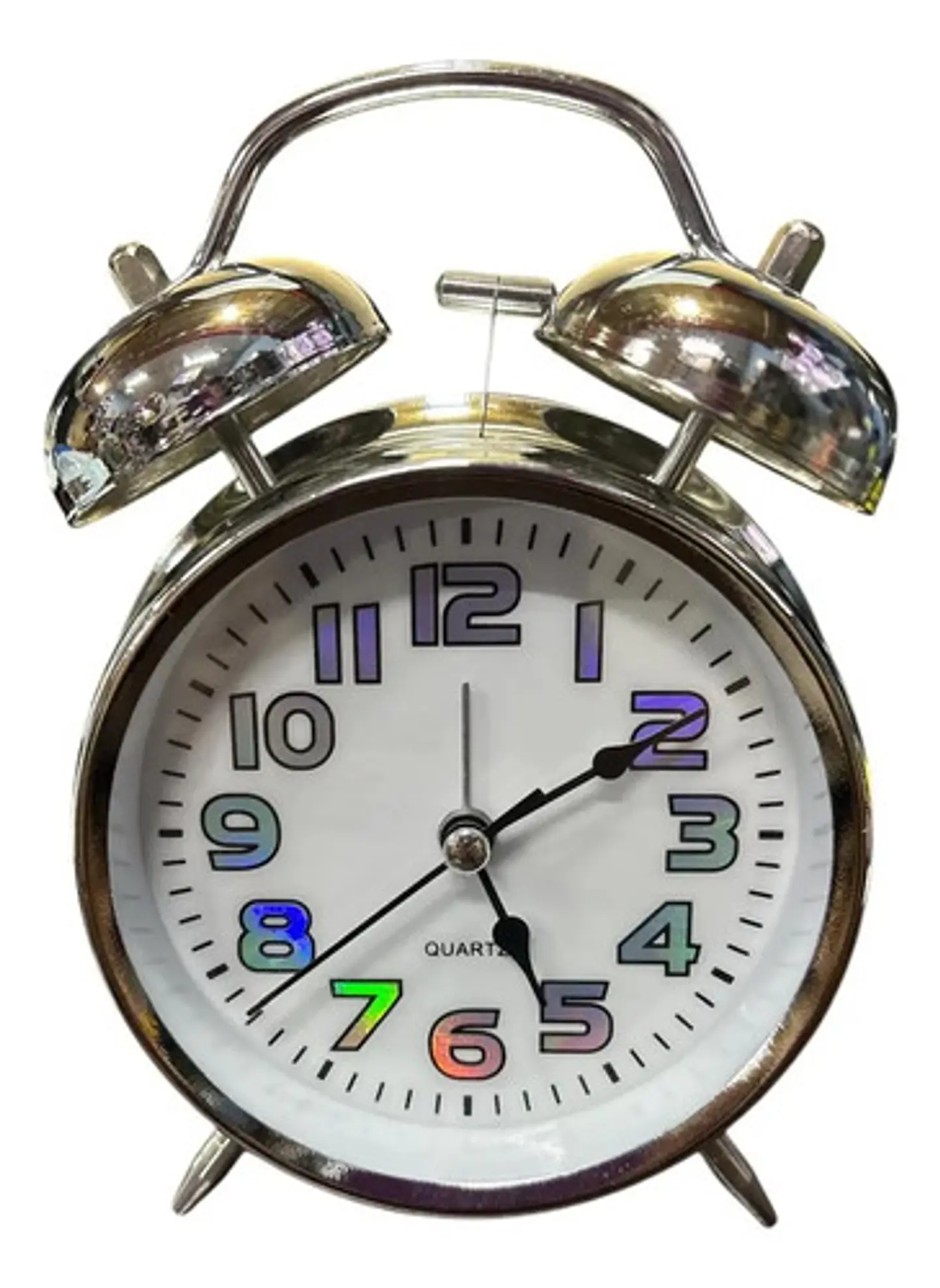 Reloj  Despertador Clasico  Doble Campana Metal 9